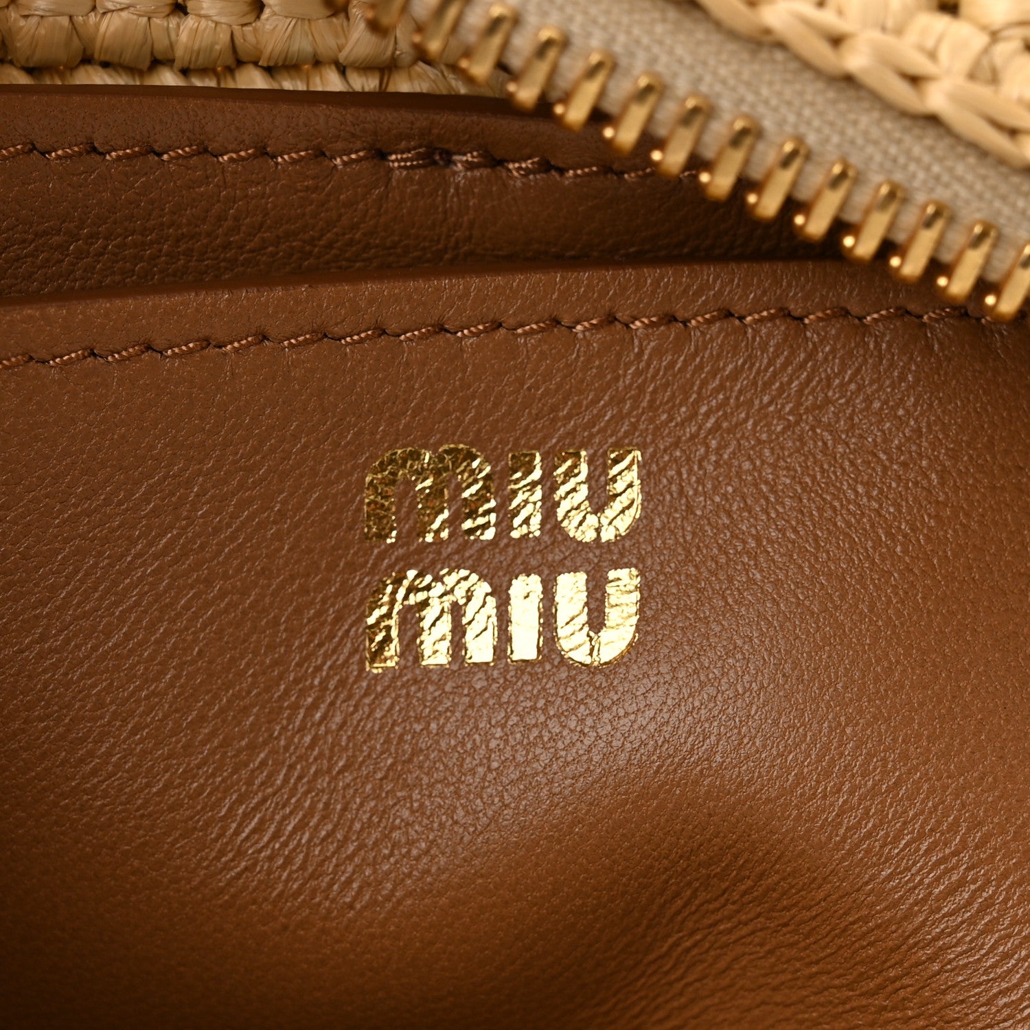 Miu Miu Crochet Calfskin S Narrow Arcadie Natural 6 of 10