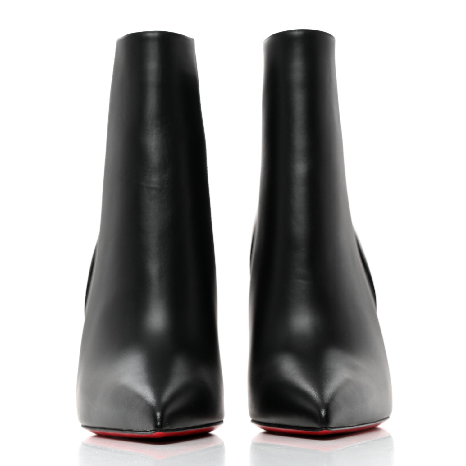 Christian Louboutin Calfskin Chelsea Chick 100 Stiletto Boots 38.5 Black 2 of 7