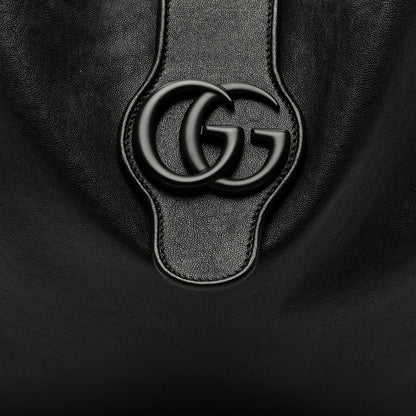 Gucci Goatskin Monochrome Large Aphrodite Shoulder Bag Black 7 of 9
