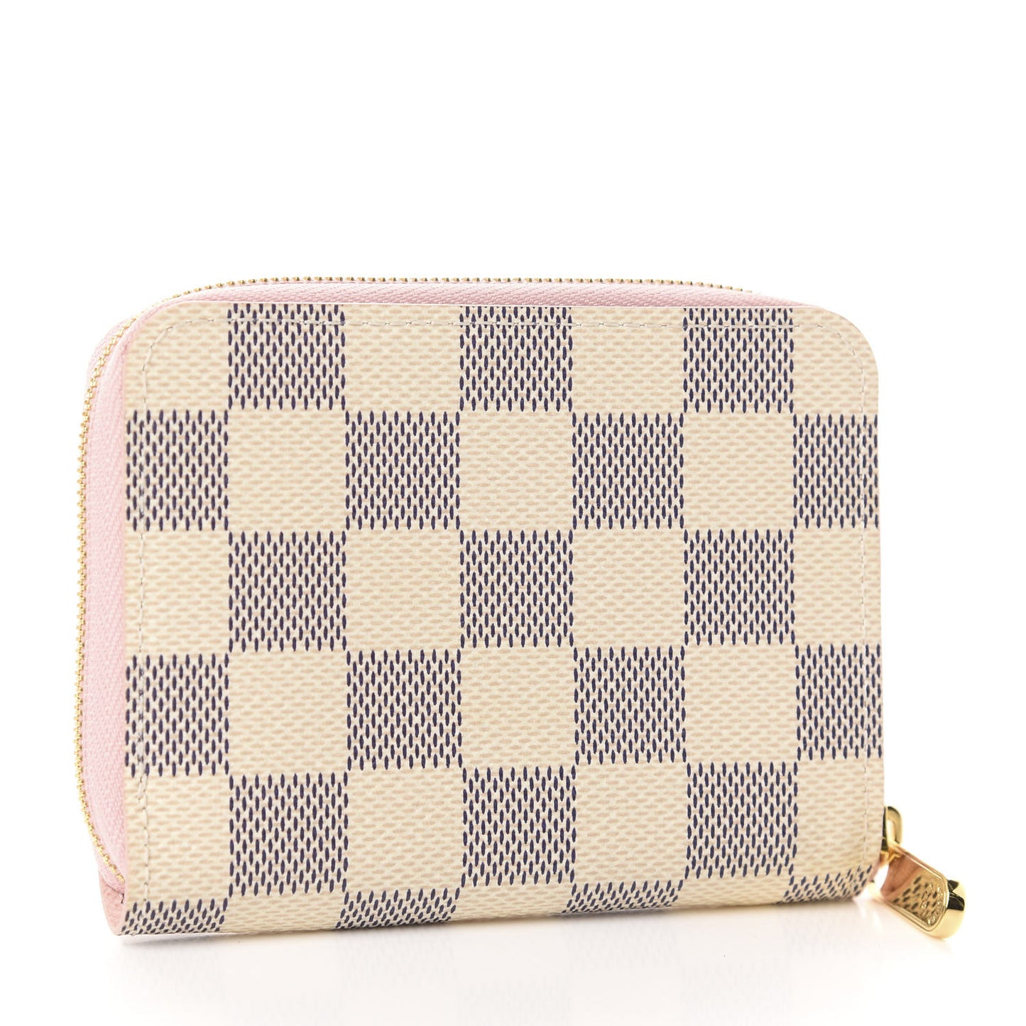 Damier Azur Zippy Coin Purse Rose Ballerine