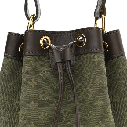 Louis Vuitton Mini Monogram Noelie Kaki 8 of 12