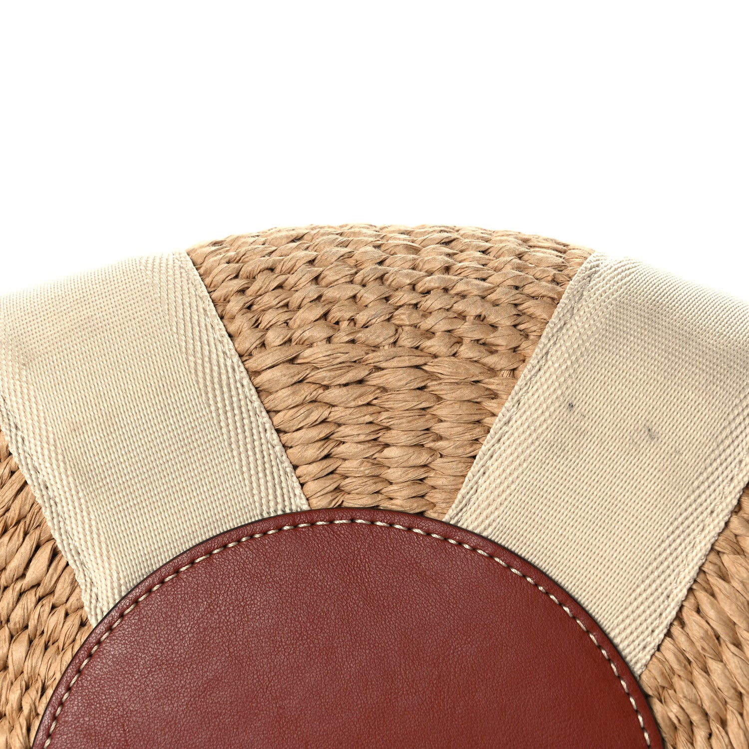 Chloe Raffia Woody Tote White 11 of 14