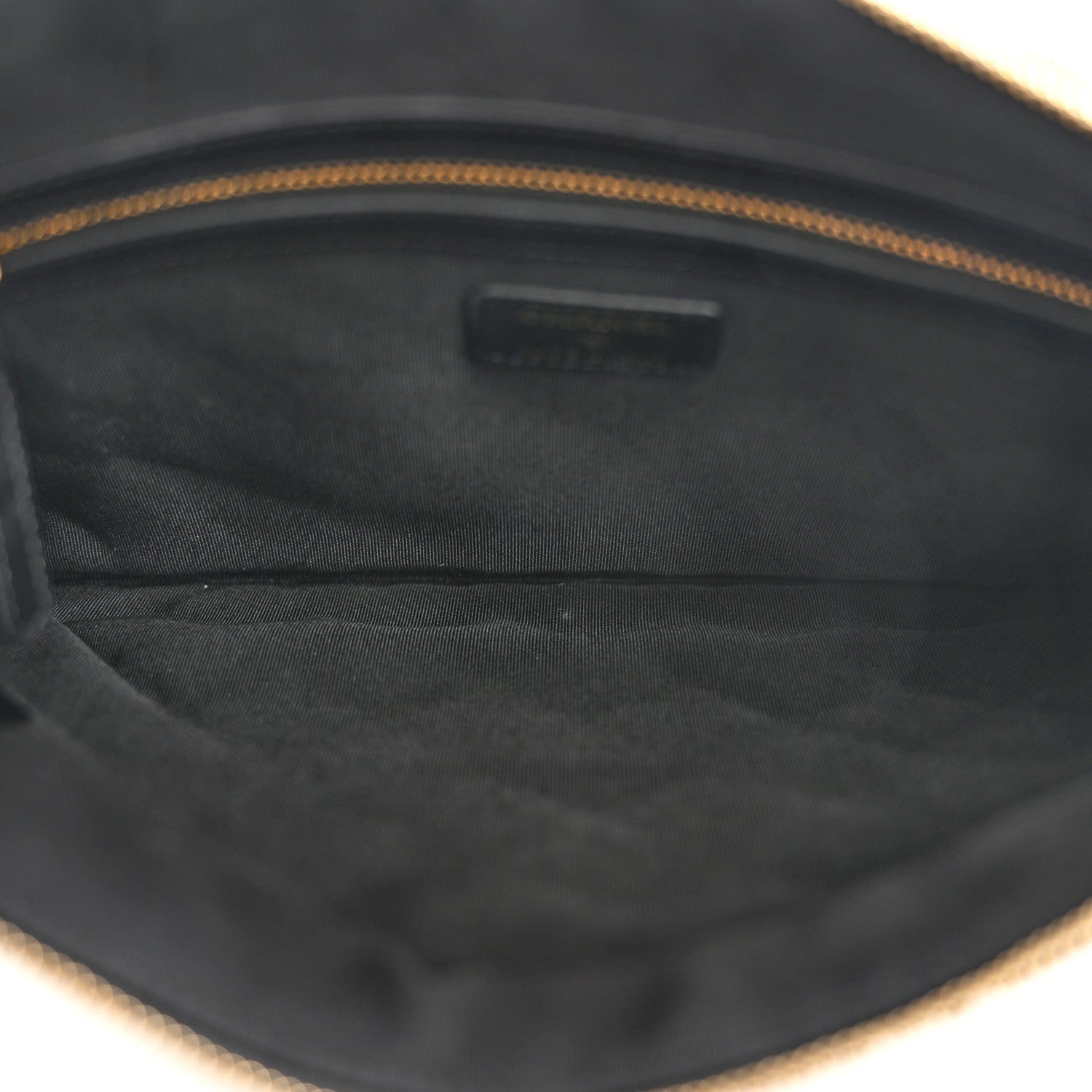 Chanel Tweed Quilted Medium Cosmetic Pouch Black Ecru White 5 of 7