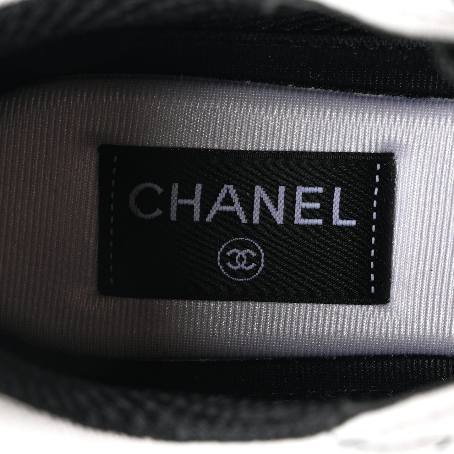 Cotton Sneakers 39 White Black