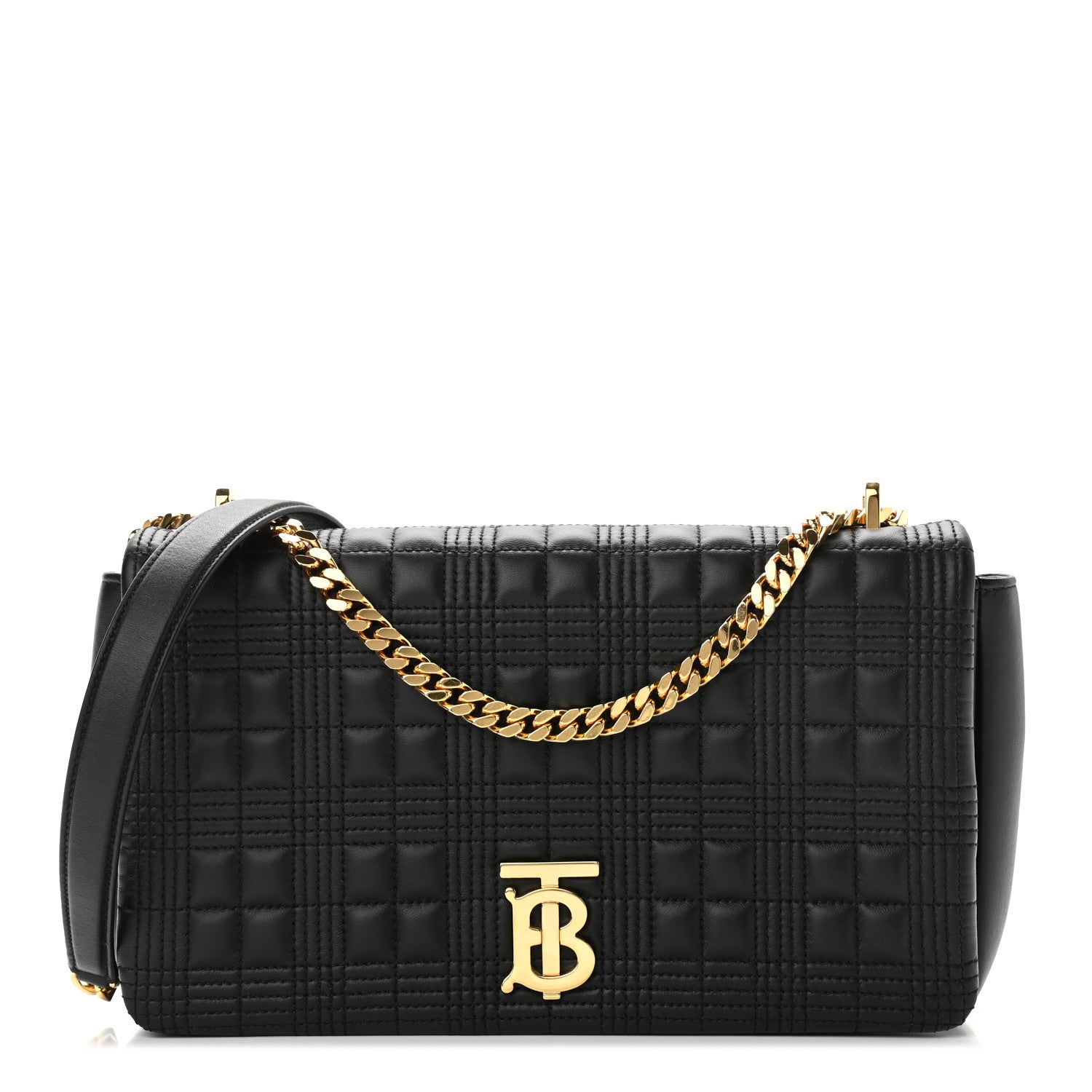 Burberry Lambskin Quilted Medium Lola Bag Black 1 of 18