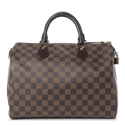 Louis Vuitton Damier Ebene Speedy 30 1 of 9