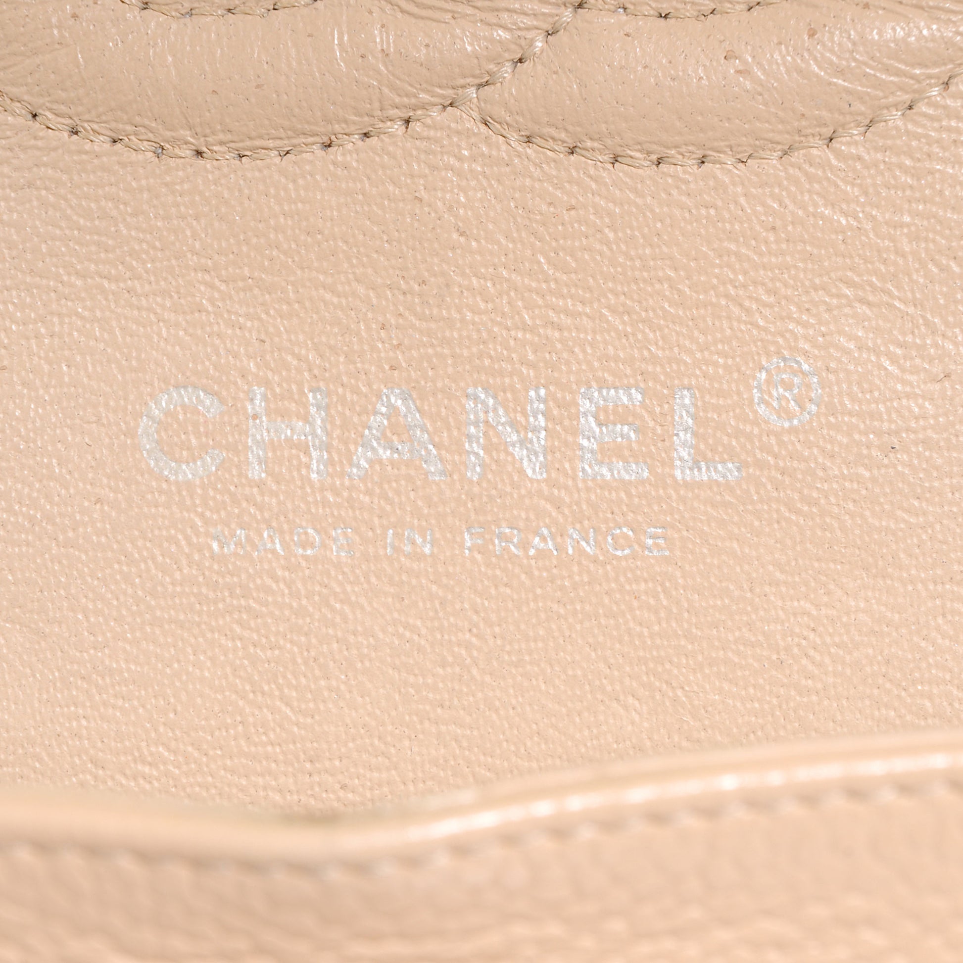 Chanel Caviar Quilted Medium Double Flap Beige Clair 6 of 8