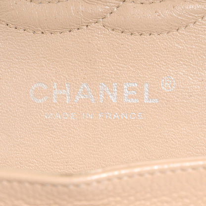Chanel Caviar Quilted Medium Double Flap Beige Clair 6 of 8