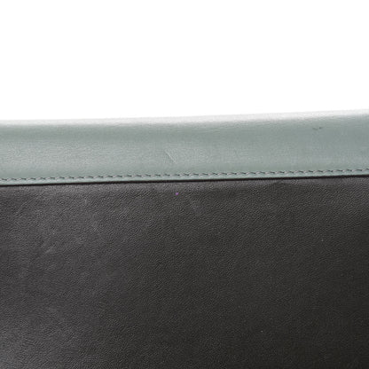 Celine Smooth Calfskin Pocket Tri-Fold Multifunction Envelope Flap Wallet Jade 13 of 15