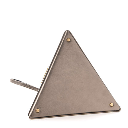 Saint Laurent Lambskin Pyramid Clutch 4 of 11