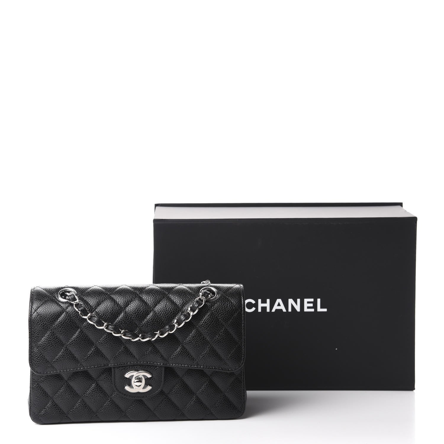Chanel Caviar Quilted Small Double Flap Black 11 of 11