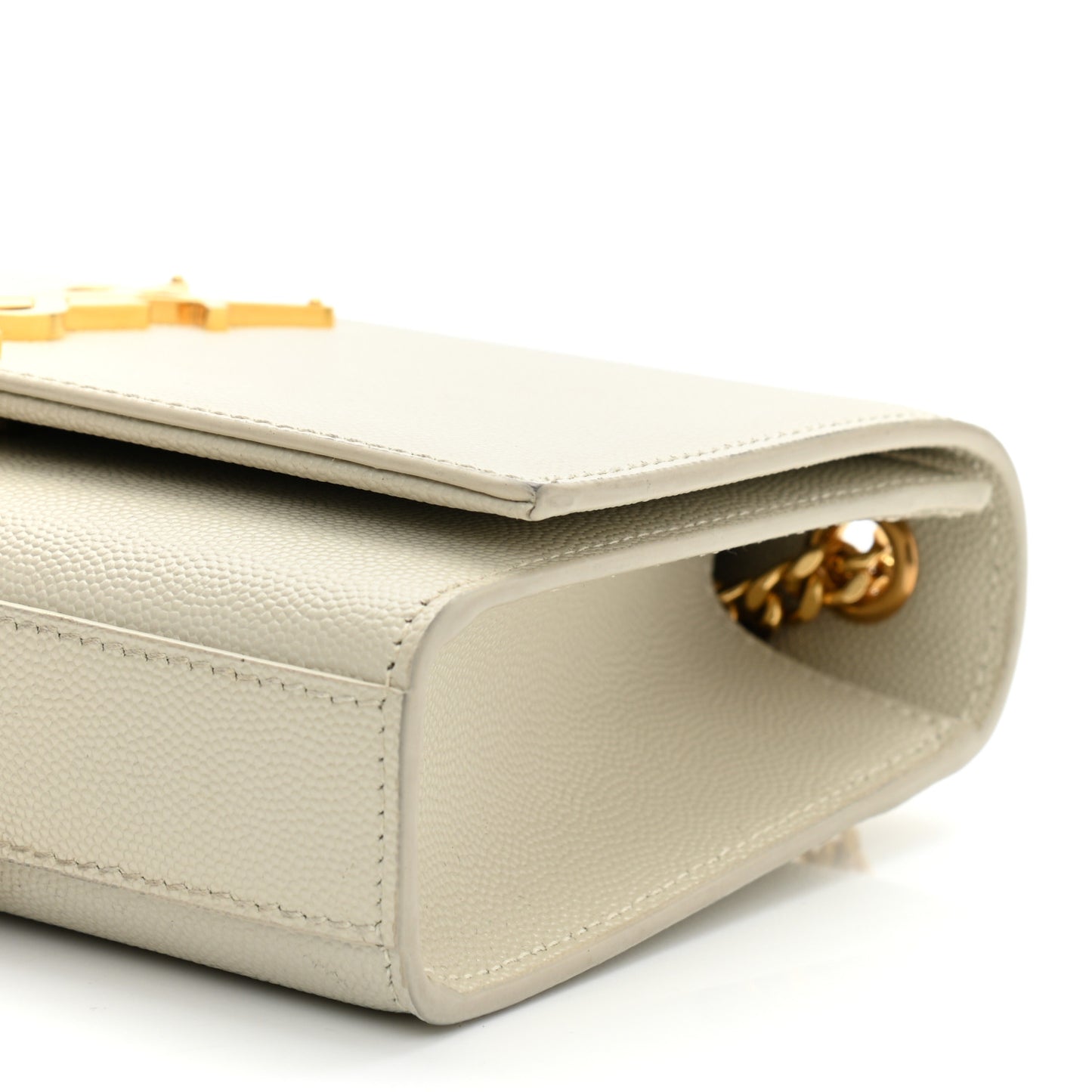 Grain De Poudre Small Classic Monogram Kate Tassel Satchel Crema Soft