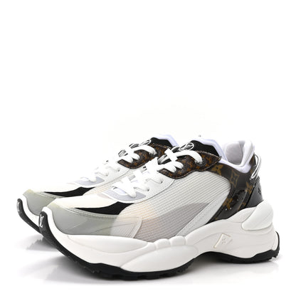 Louis Vuitton Monogram Calfskin Run 55 Sneakers 40 White 4 of 9