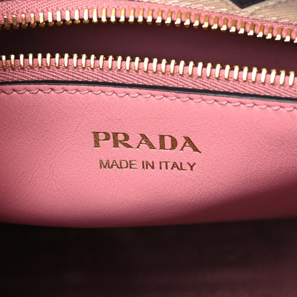 Prada Saffiano City Calfskin Greche Paradigme Bag Pink 6 of 10