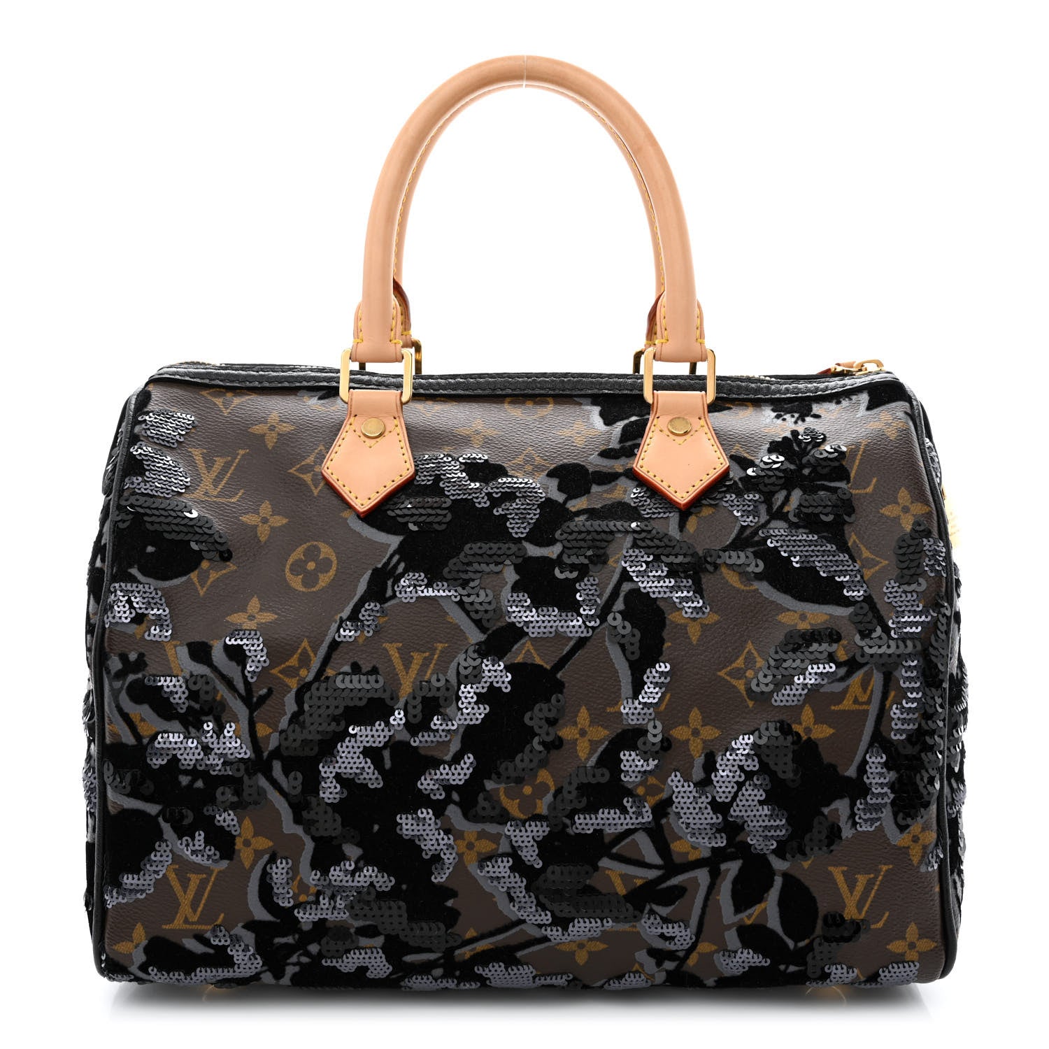 Louis Vuitton Monogram Fleur De Jais Sequins Speedy 30 1 of 13