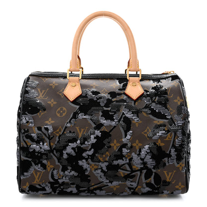 Louis Vuitton Monogram Fleur De Jais Sequins Speedy 30 1 of 13