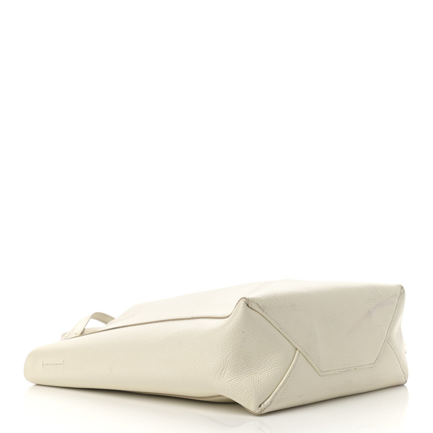 Celine Grained Calfskin Small Vertical Cabas Cream 5 of 19