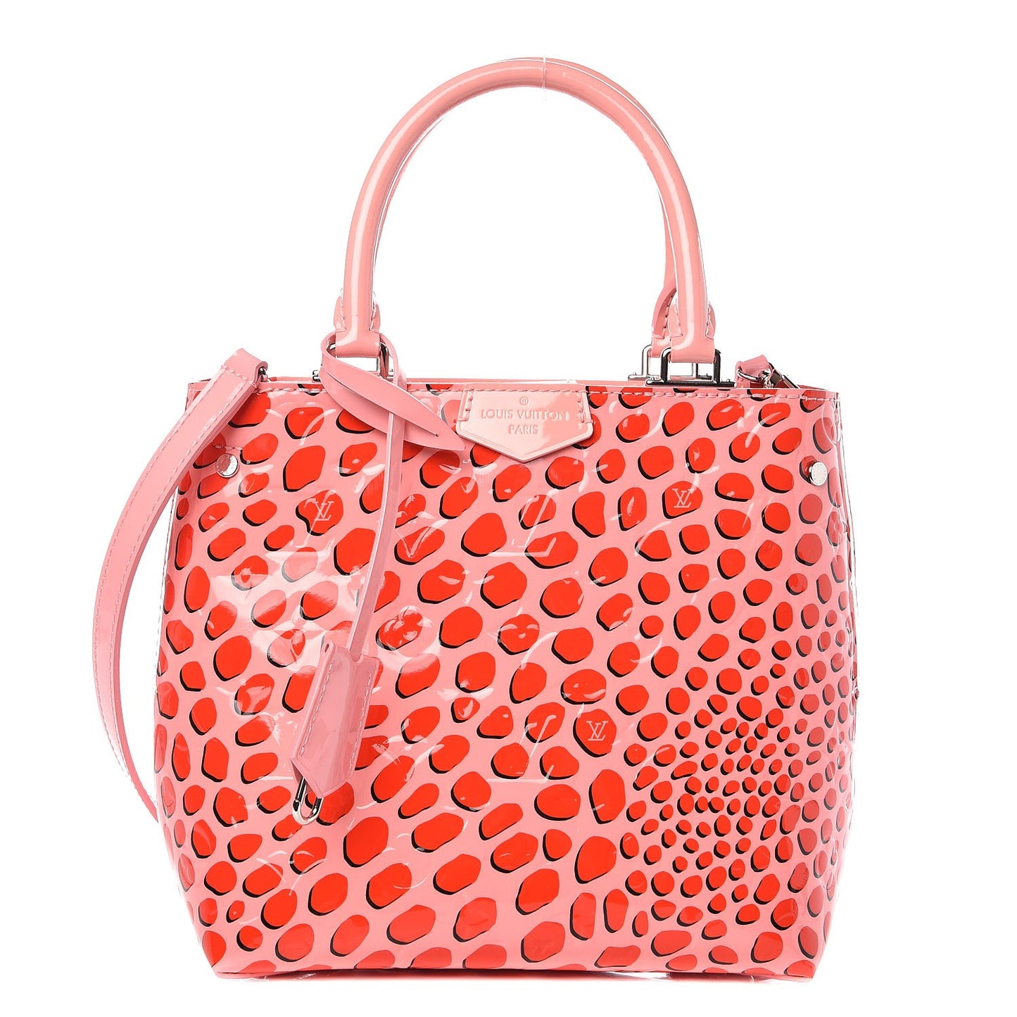 Vernis Jungle Dots Open Tote Sugar Pink Poppy
