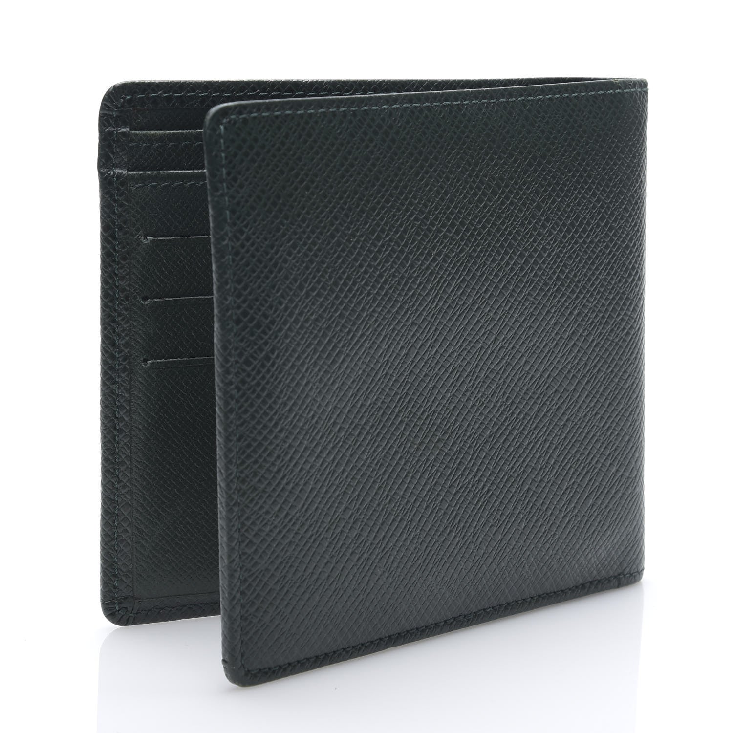 Louis Vuitton Taiga Compact Bi-Fold Wallet Epicea 2 of 5