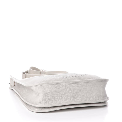 Hermes Taurillon Clemence Evelyne III PM Gris Perle 4 of 10
