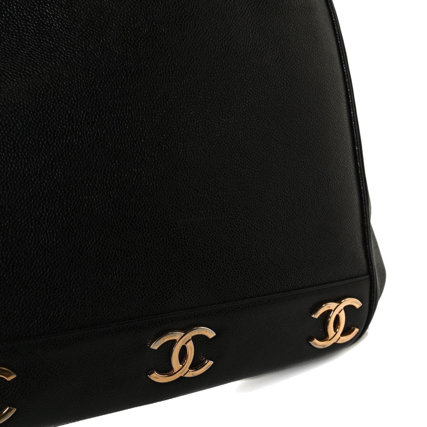 Chanel Caviar CC Shoulder Bag Black 14 of 16
