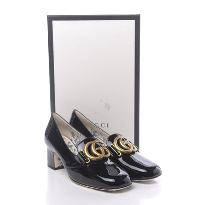 Gucci Vernice GG Victoire 55mm Loafer Pumps 36.5 Black 9 of 9