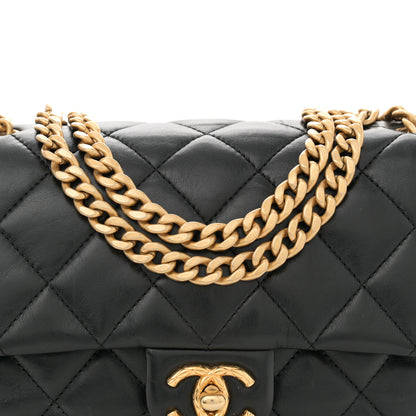 Chanel Lambskin Quilted Small Pillow Crush Flap Black 8 of 10
