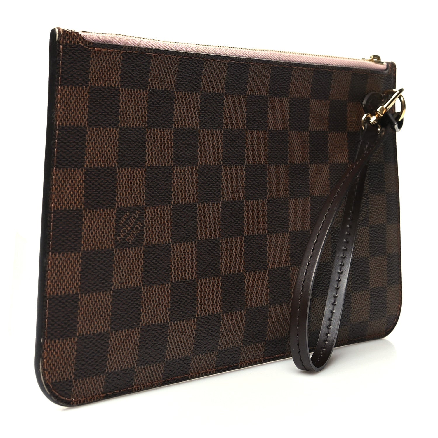 Louis Vuitton Damier Ebene Neverfull MM GM Pochette Rose Ballerine 3 of 8