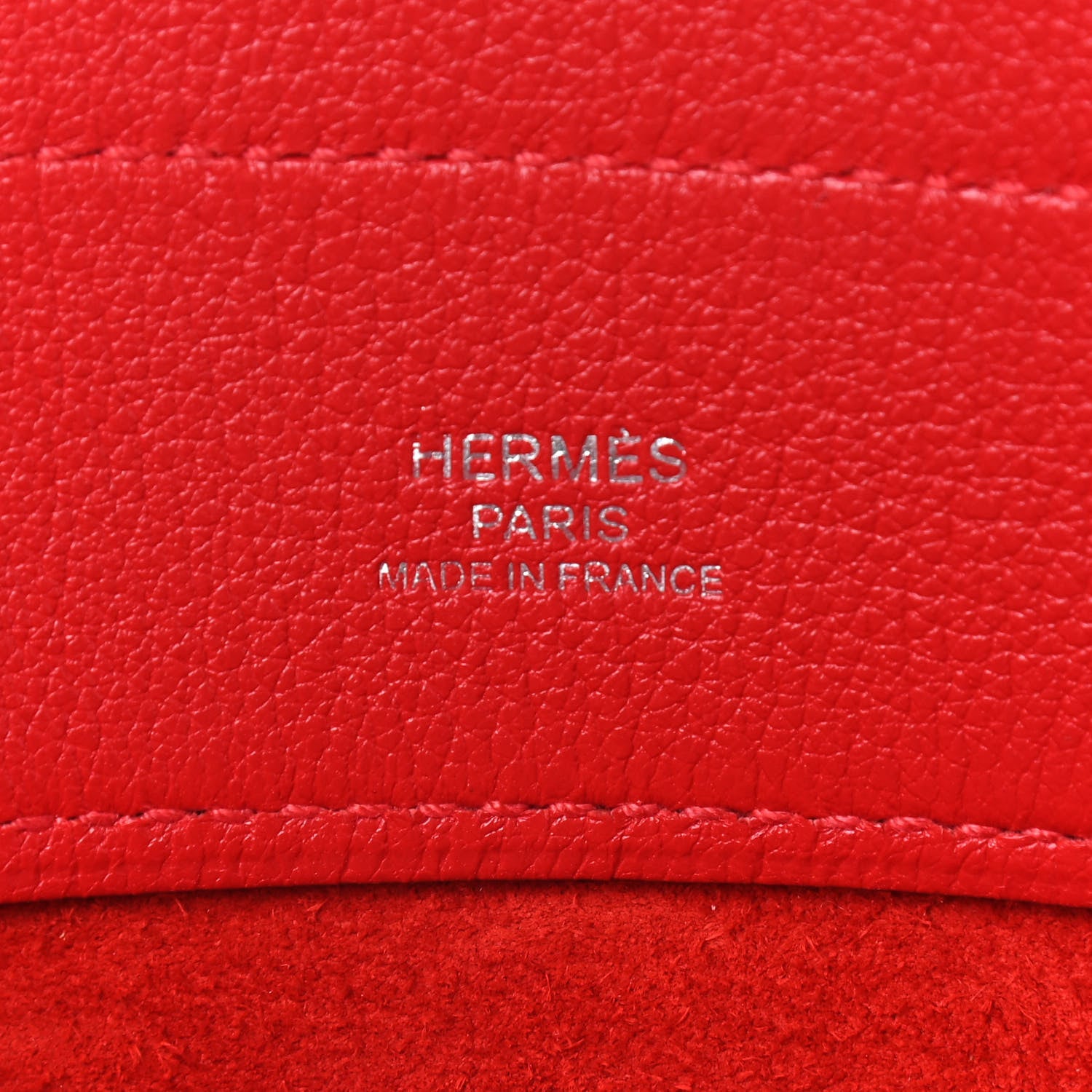 Hermes Milo Lambskin Swift Mini Aline Rouge De Coeur 7 of 8