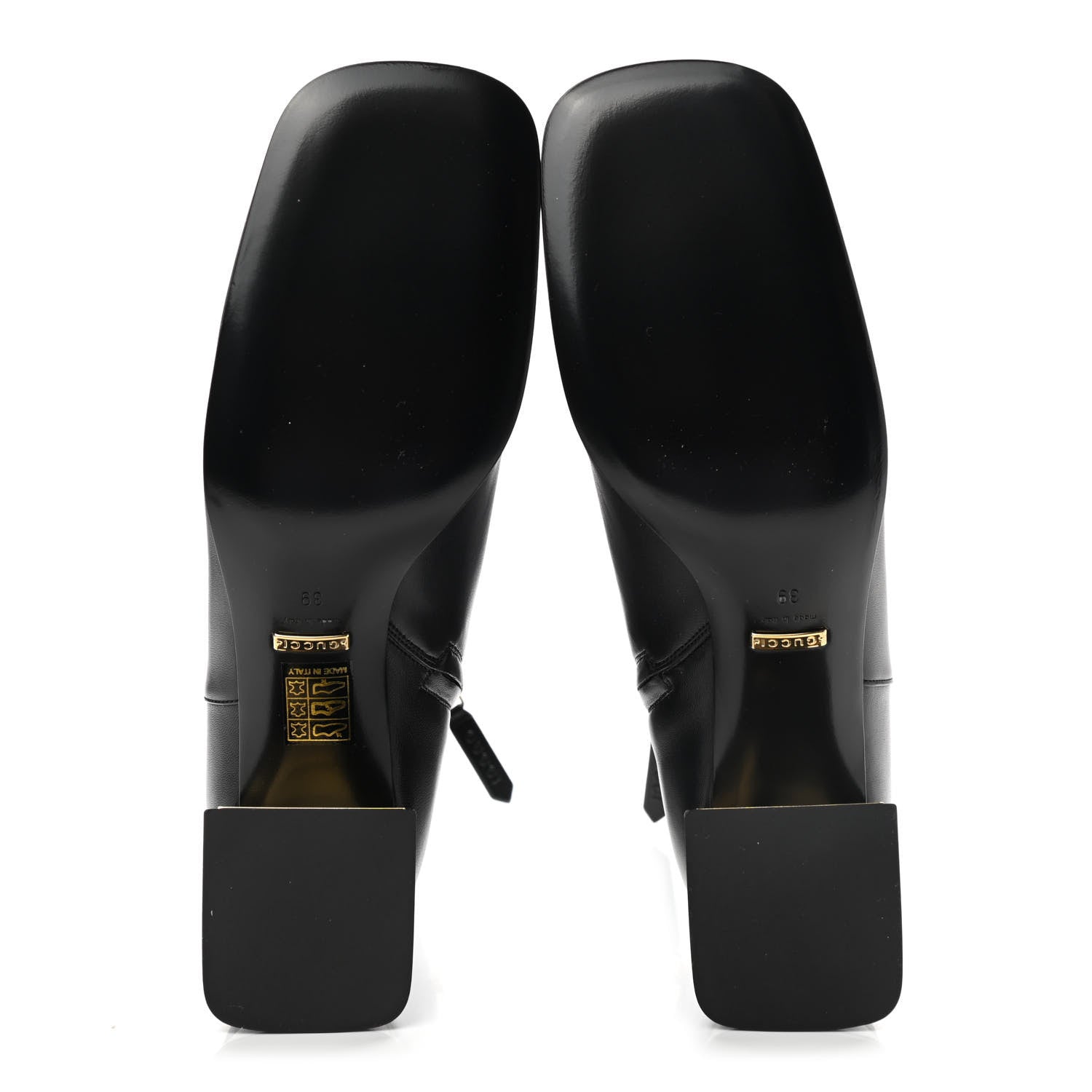Gucci Nappa Charlotte Horsebit 55mm Ankle Boots 39 Black 5 of 11