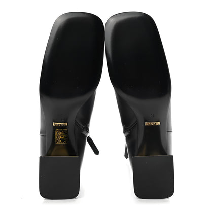 Gucci Nappa Charlotte Horsebit 55mm Ankle Boots 39 Black 5 of 11
