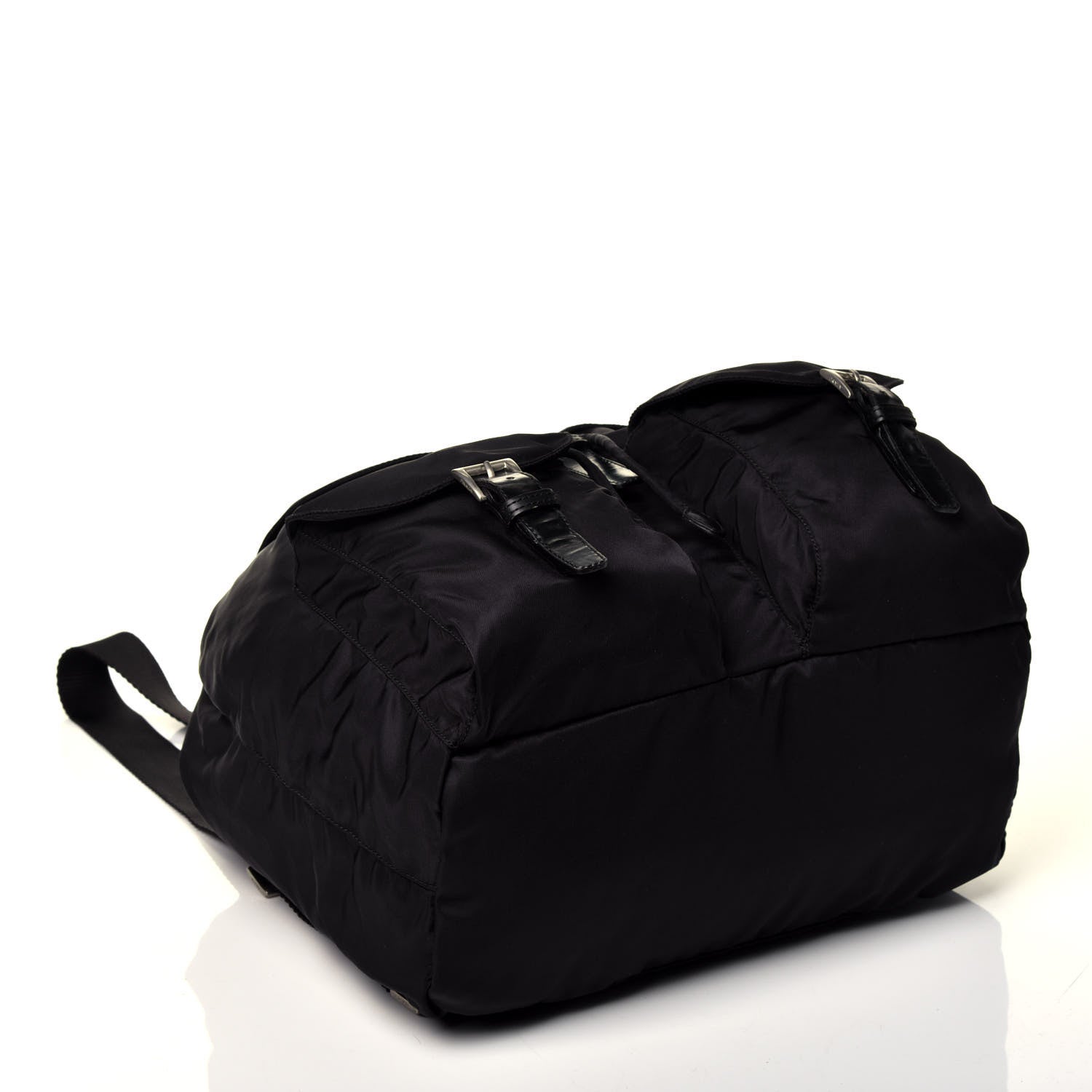 Prada Nylon Vela Medium Backpack Black 4 of 10