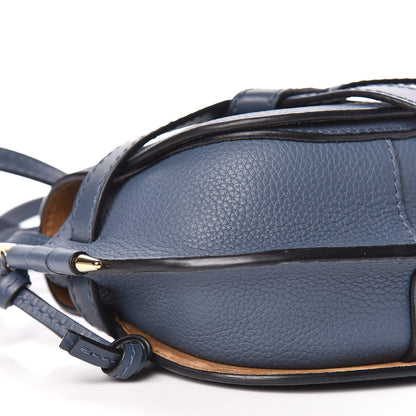 Loewe Grained Calfskin Mini Gate Crossbody Bag Steel Blue 8 of 9
