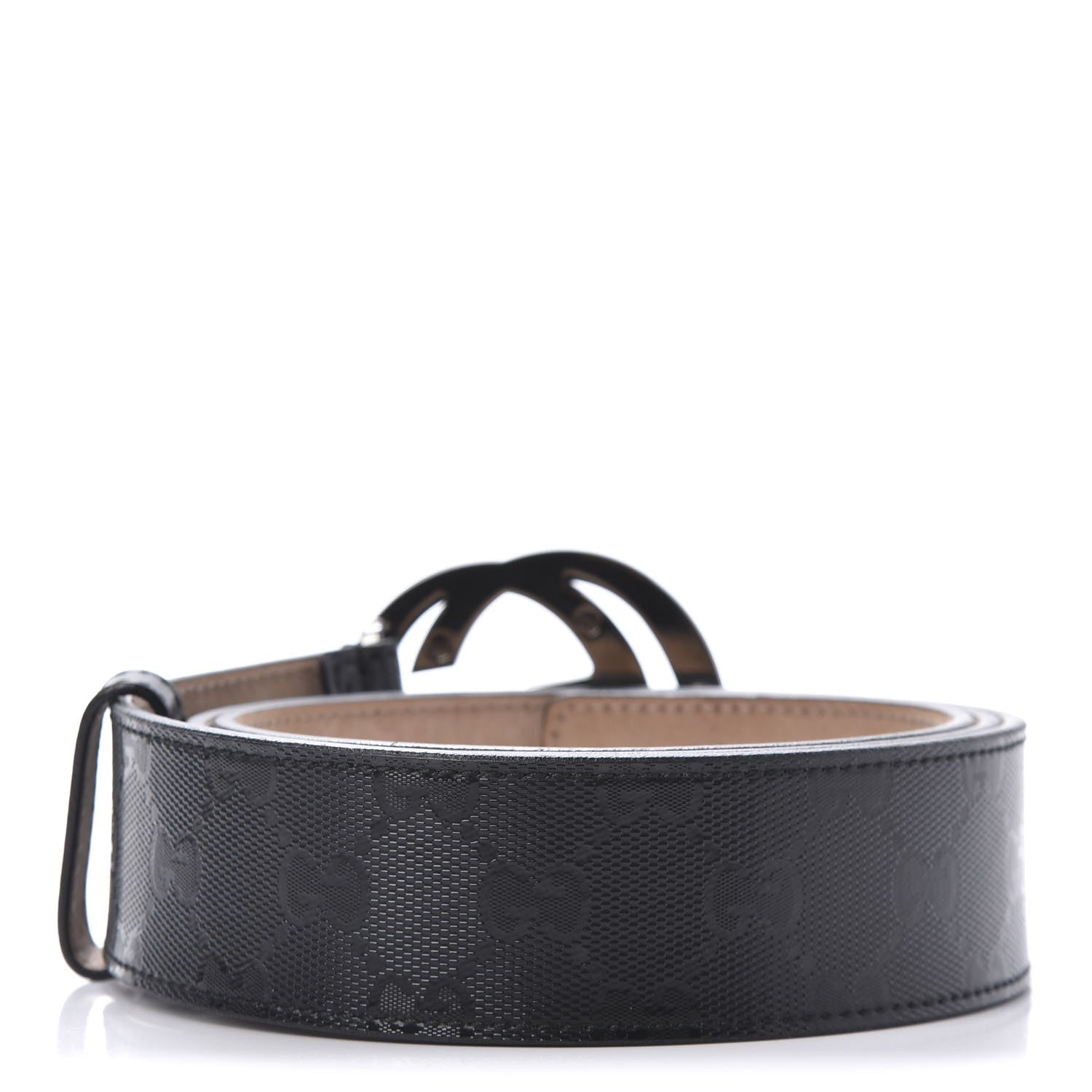 Gucci Imprime Monogram Interlocking G Belt 100 40 Black 2 of 5
