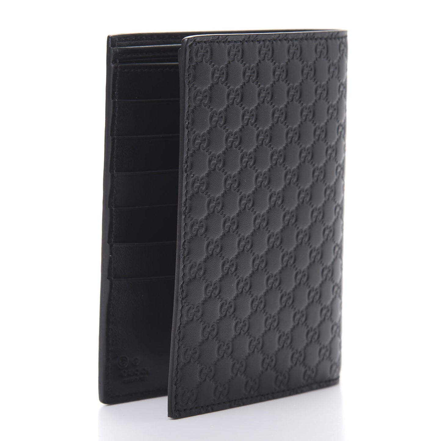 Microguccissima Passport Case Black