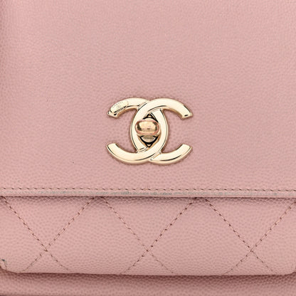 Chanel Caviar Quilted Small Business Affinity Flap Light Pink 11 of 21