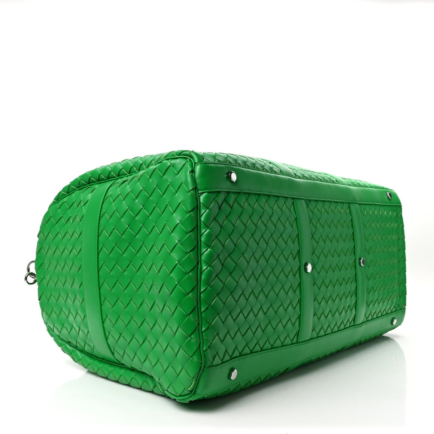Nappa Intrecciato Large Duffle Bag Parakeet