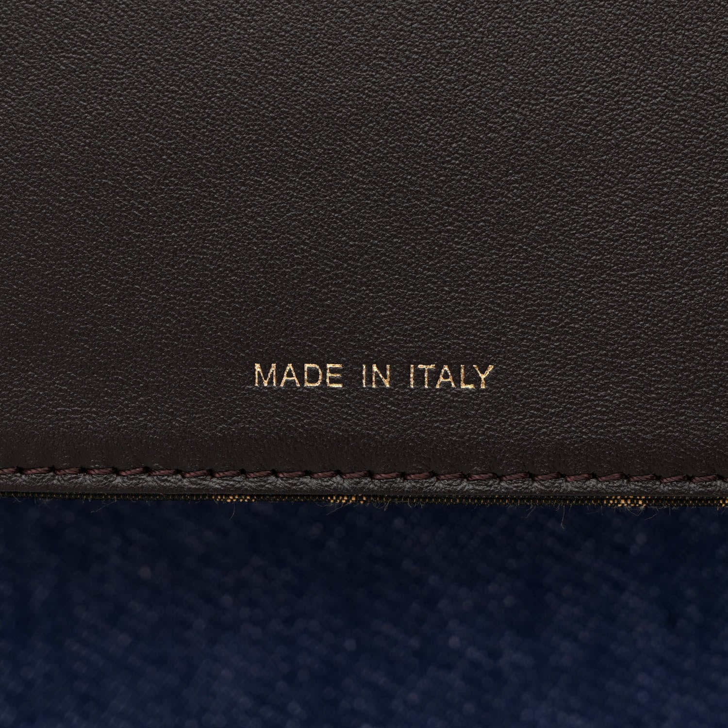 Fendi Denim Fabric Jacquard Cuoio FF 1974 Medium Peekaboo I SEE U Satchel Blue Tobacco Moro 7 of 11