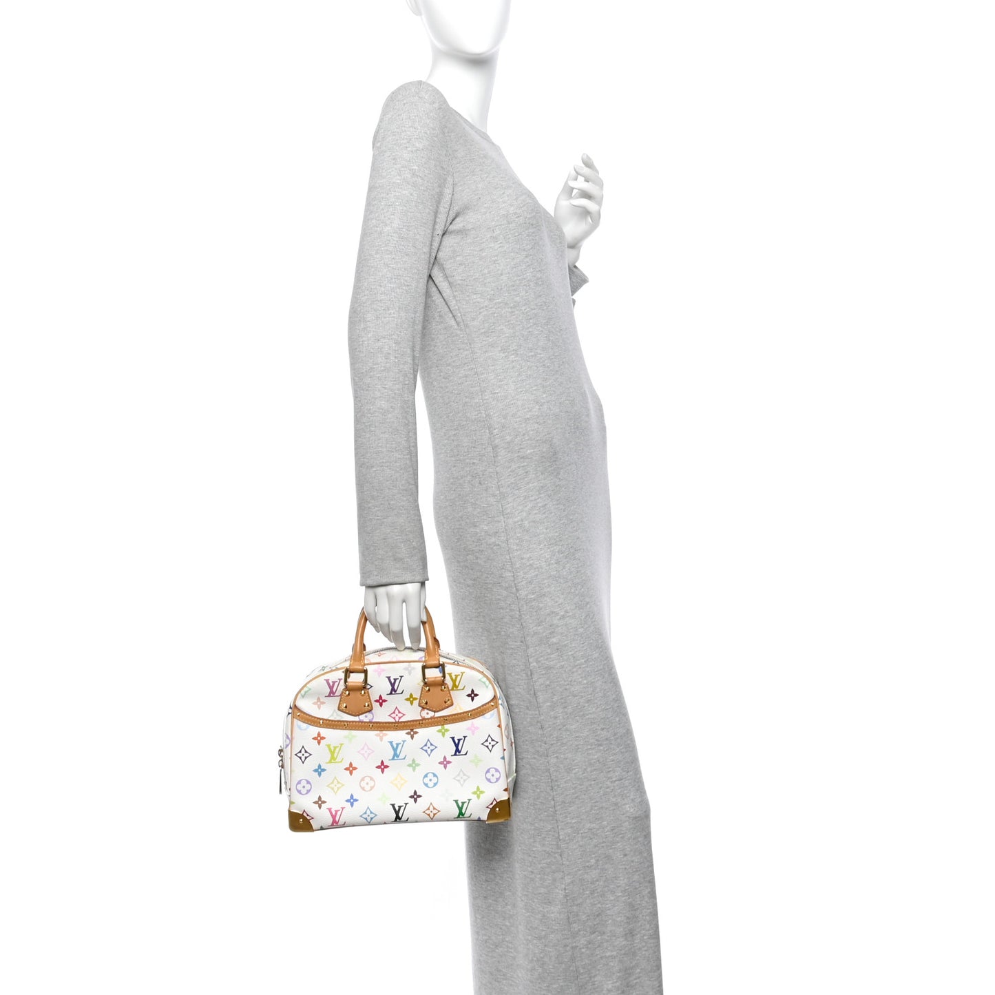 Monogram Multicolor Trouville White