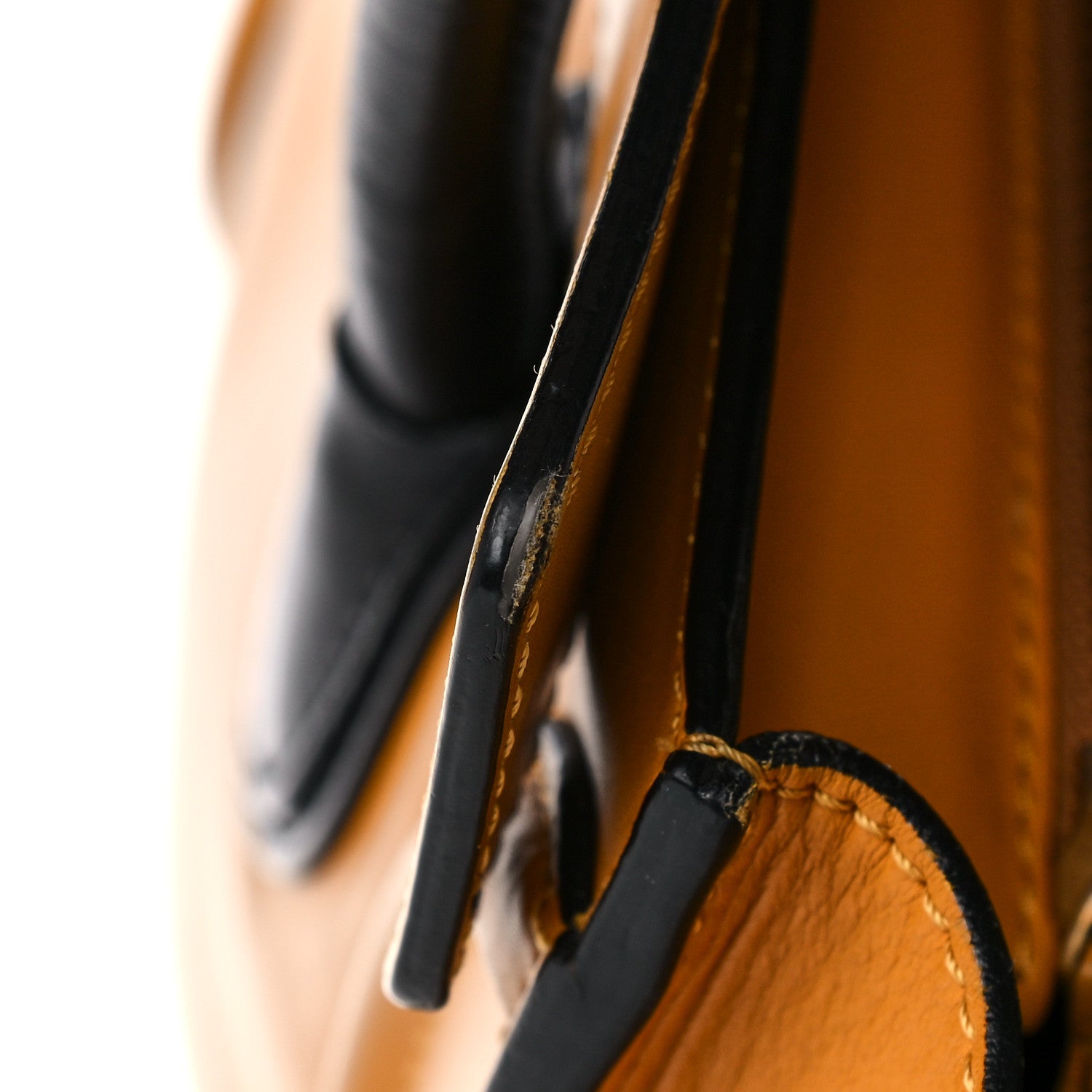 Celine Smooth Calfskin Micro Luggage Amber 28 of 31