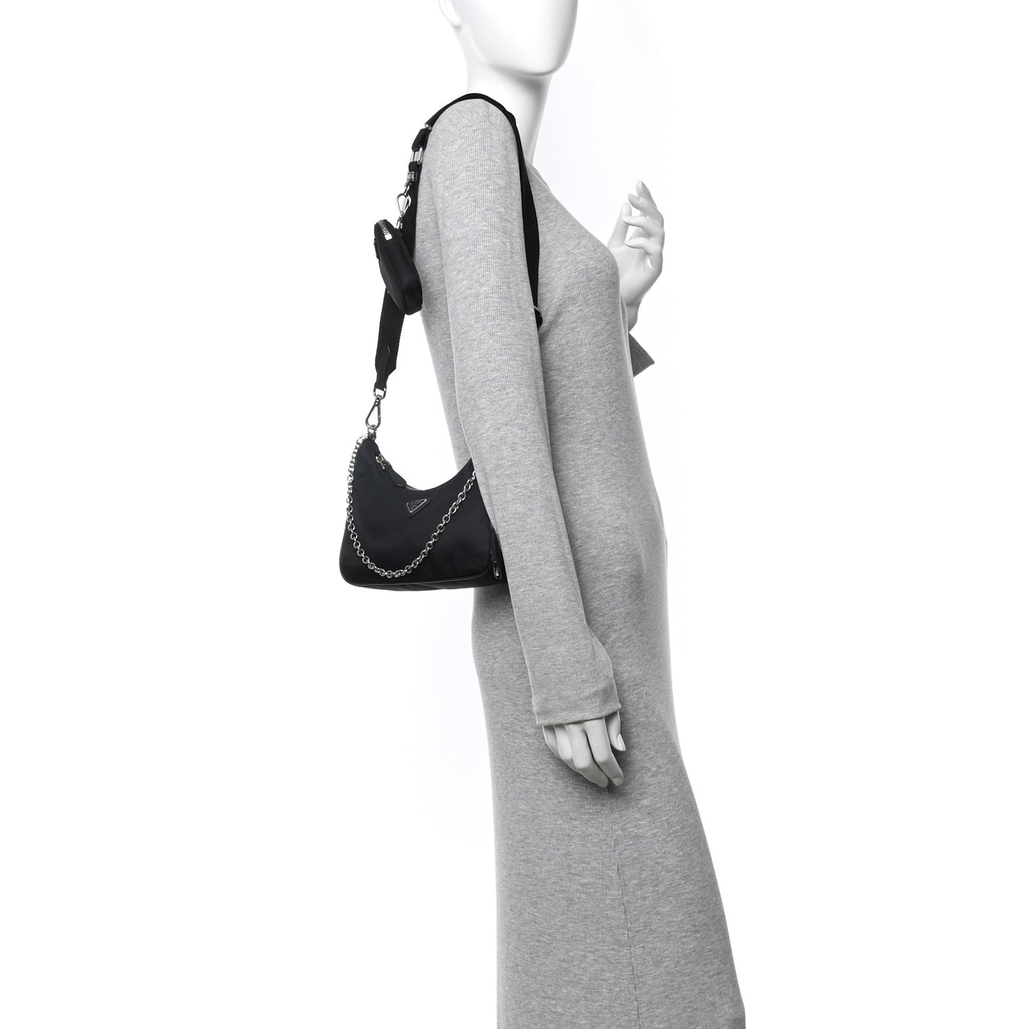 Nylon Re-Edition 2005 Shoulder Bag Black