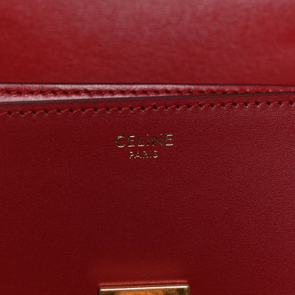 Celine Box Calfskin Teen Classic Box Flap Bag Red 5 of 9