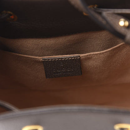 Gucci GG Supreme Monogram Web Small Ophidia Bucket Bag Brown 8 of 10