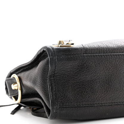 Balenciaga Chevre Gold Metallic Edge Hardware Mini City Black 8 of 9