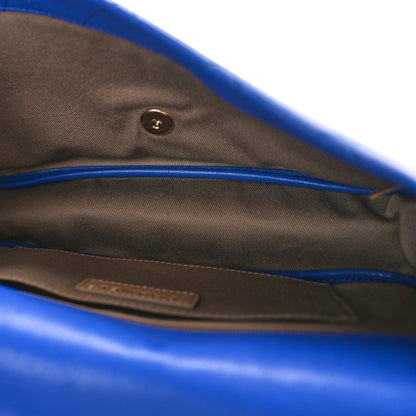 Chanel Goatskin Stitched Medium Casual Trip Single Flap Royal Blue 5 of 9