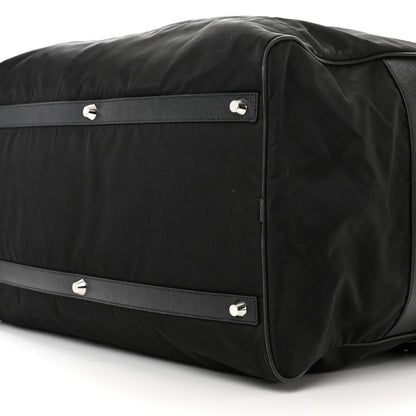 Prada Tessuto Nylon Saffiano Carry On Travel Bag Black 9 of 10