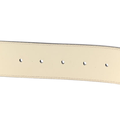 Gucci Calfskin Double G 40mm Belt 75 30 Mystic White 4 of 8