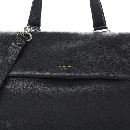 Balenciaga Veau Grana Medium Tool Satchel Black 8 of 12