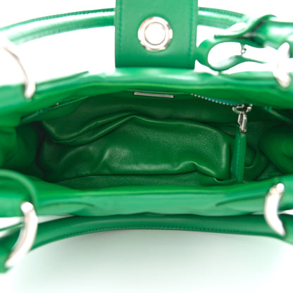 Prada Nappa Soft Padded Re-Edition 2002 Moon Bag Mango 5 of 11