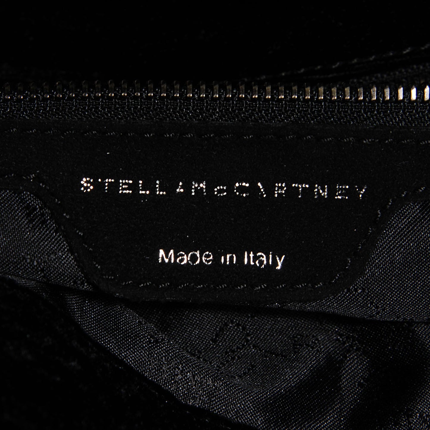 Velvet Falabella Small Tote Black